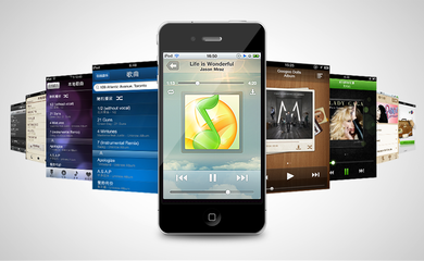 iPhone音乐播放应用软件UI设计实录